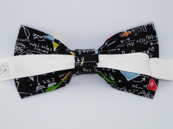 Geometry Class Bow tie / Math Equations & Colorful Shapes / High School / Self-tie & Pre-tied Bow tie - Bow Tie Expressions