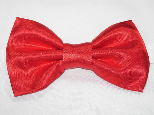 Shiny Satin Bow tie / Black, Fuchsia Pink, Royal Blue, Red, Jade Green, White / Solid Color / Pre-tied Bow tie - Bow Tie Expressions