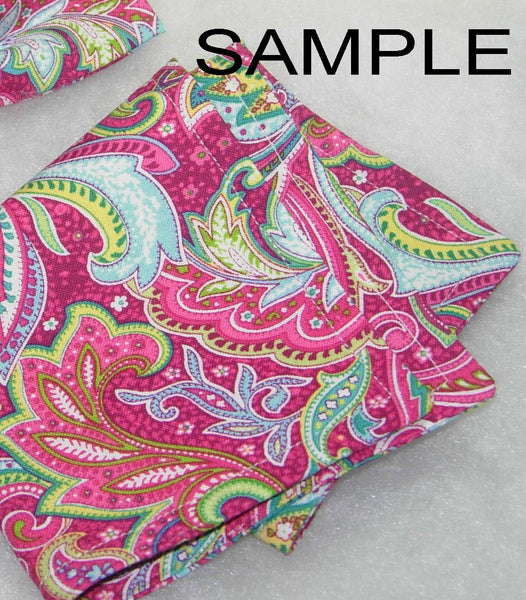 Create Your Own Pocket Square - Double Sided or Reversible - 2 Sizes! - Bow Tie Expressions