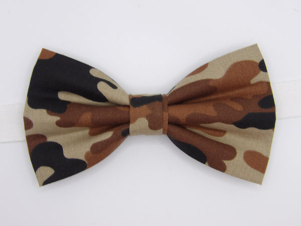 Desert Brown Camo Bow Tie & Cummerbund Set / Shades of Brown & Tan Camo / Self-tie or Pre-tied Bow tie (Copy)