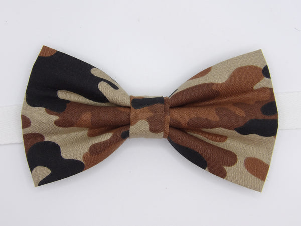 Desert Brown Camo Bow Tie & Cummerbund Set / Shades of Brown & Tan Camo / Self-tie or Pre-tied Bow tie (Copy)