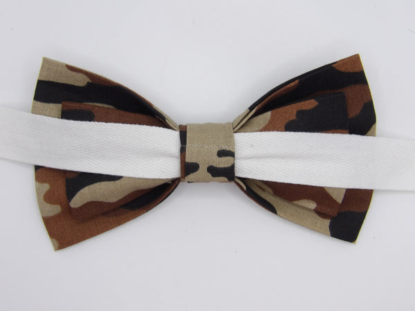 Desert Brown Camo Bow Tie & Cummerbund Set / Shades of Brown & Tan Camo / Self-tie or Pre-tied Bow tie (Copy)