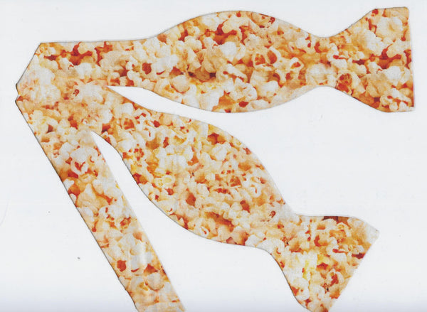 Popcorn Bow tie / Movie Popcorn / Self-tie & Pre-tied Bow tie