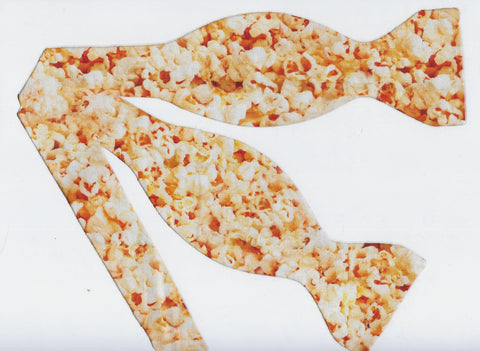 Popcorn Bow tie / Movie Popcorn / Self-tie & Pre-tied Bow tie