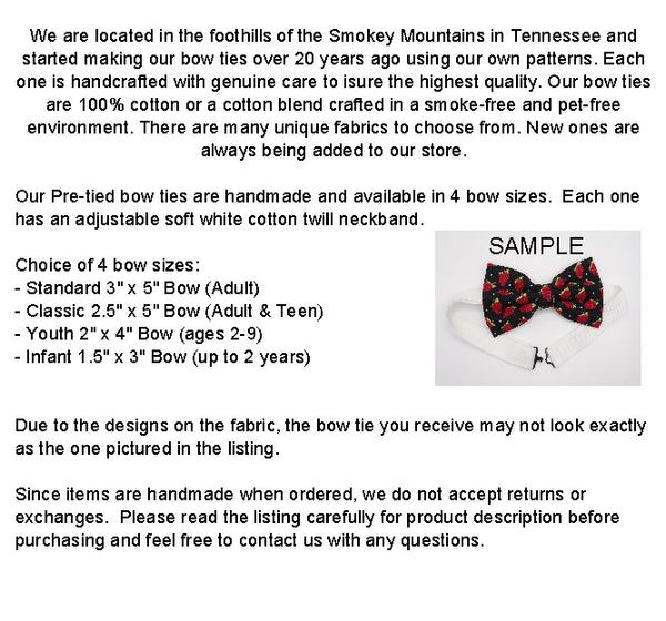Forest Camo Bow Tie & Cummerbund Set / Trees & Leaves / Self-tie or Pre-tied Bow tie