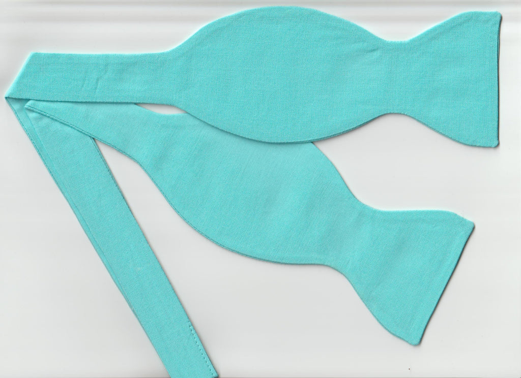 Light Blue Bow tie / Sky Blue / Solid Color / Self-tie & Pre-tied Bow tie