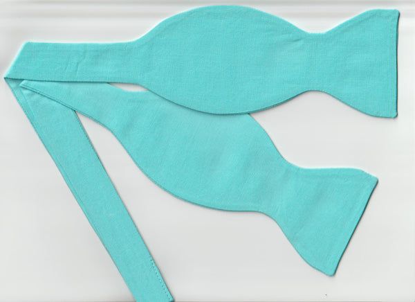 Light Blue Bow tie / Sky Blue / Solid Color / Self-tie & Pre-tied Bow tie