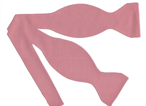 Mauve Bow tie / Dusty Rose / Blush Pink / Solid Color / Self-tie & Pre-tied Bow tie - Bow Tie Expressions