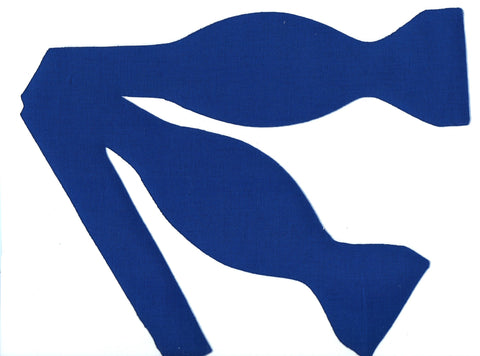 Blue Bow tie / Deep Blue Ocean / Solid Color / Self-tie & Pre-tied Bow tie - Bow Tie Expressions