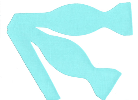 Light Blue Bow tie / Sky Blue / Solid Color / Self-tie & Pre-tied Bow tie - Bow Tie Expressions