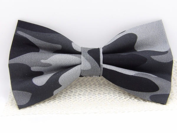 Urban Gray Camo Bow Tie & Cummerbund Set / Shades of Gray Camo / Self-tie or Pre-tied Bow tie (Copy)