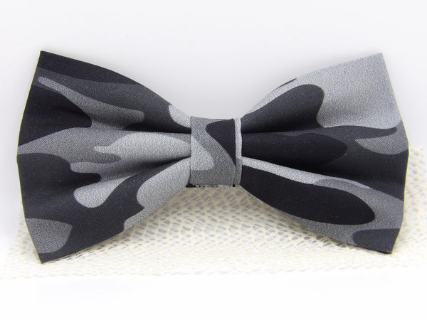 Urban Gray Camo Bow Tie & Cummerbund Set / Shades of Gray Camo / Self-tie or Pre-tied Bow tie (Copy)
