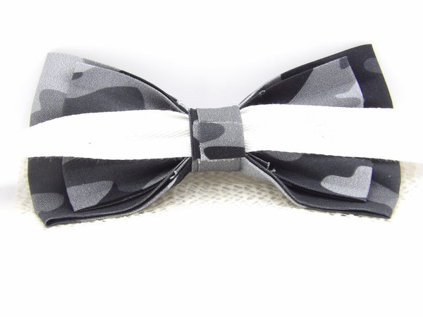 Urban Gray Camo Bow Tie & Cummerbund Set / Shades of Gray Camo / Self-tie or Pre-tied Bow tie (Copy)