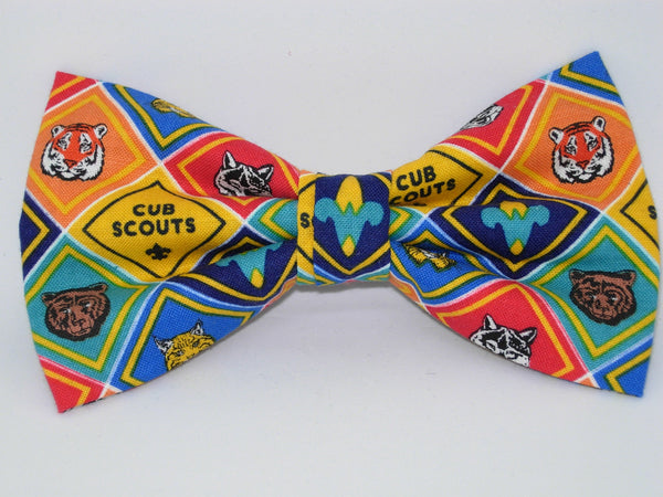 Cub Scout Badges Bow tie / Tiger, Wolf, Bear, Bobcat, Webelos / Self-tie & Pre-tied Bow tie - Bow Tie Expressions