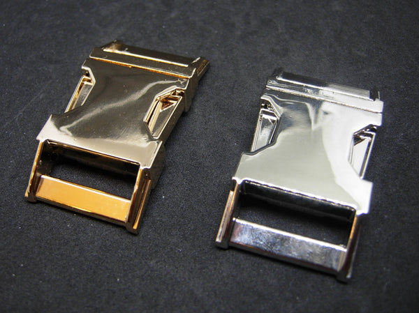 Upgrade to Metal Hardware for Pet Collar / Silver Metal Buckle / Bright Gold Buckle - Bow Tie Expressions