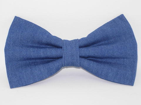 Denim Bow tie / Blue Jean Patches / Shades of Navy Blue / A Little Bit –  Bow Tie Expressions