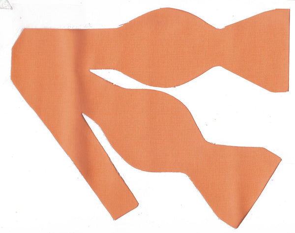 Orange Bow tie / Mango Orange / Solid Color / Self-tie & Pre-tied Bow tie - Bow Tie Expressions