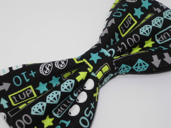 Gamer Bow tie / Video Game Icons & Tokens / Gaming Champ / Pre-tied Bow tie